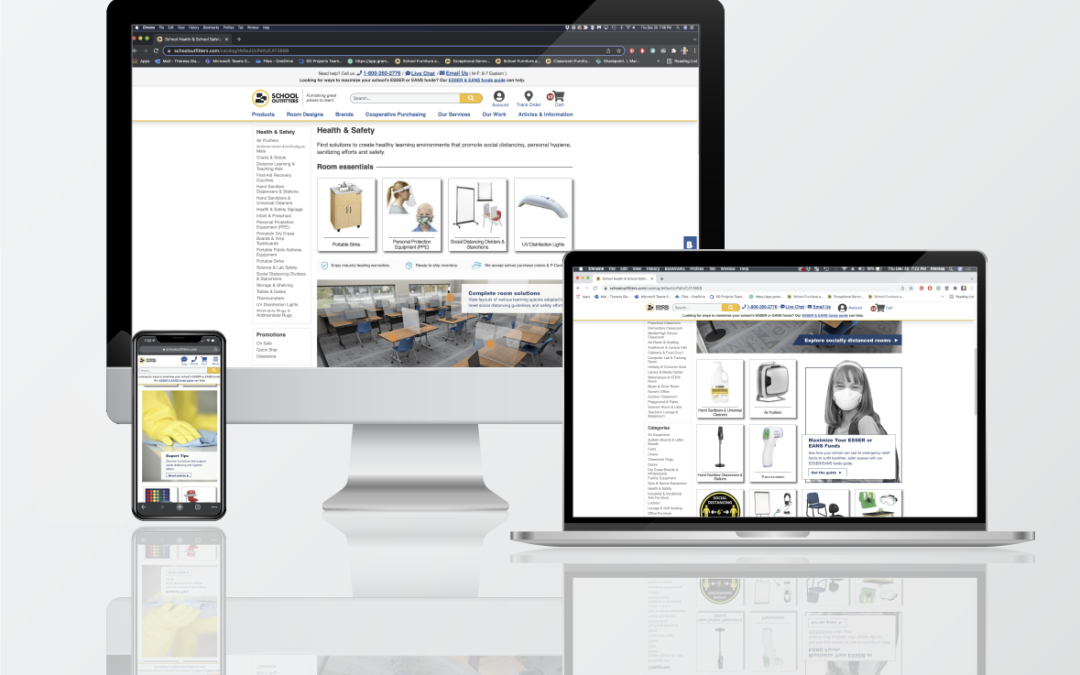 E-commerce website | Health & Safety Category page